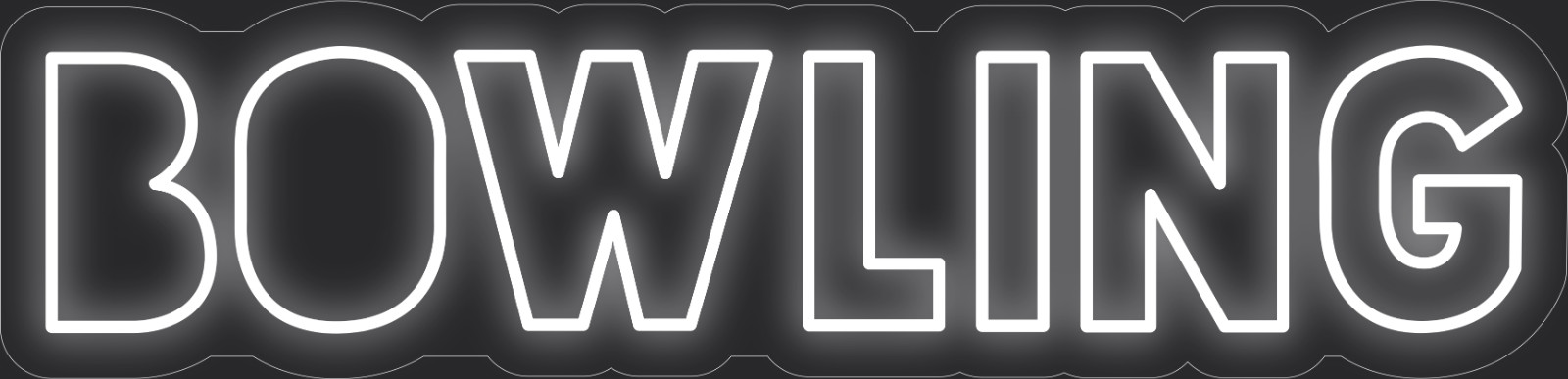 Bowling Neon LED Sign Business Wall Decor Lighted Store Sign 36 x 9 in.