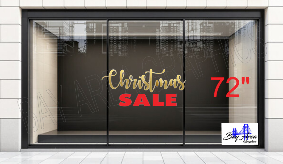 Christmas SALE Window Sign | Premium Oracal 651 Outdoor Decal🎅🎄❄️.