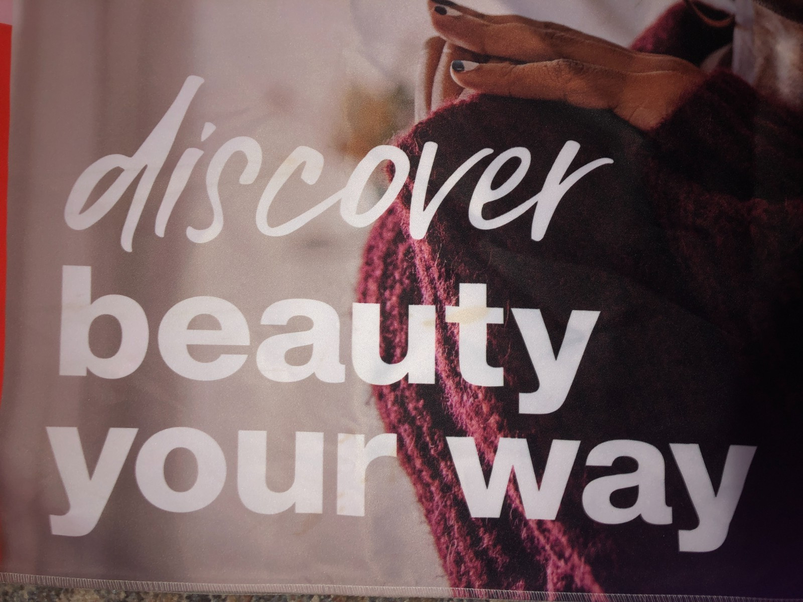 Ulta Beauty Store Retail Fabric Large Ad Banner 48×30 « Discover Beauty Your Way »