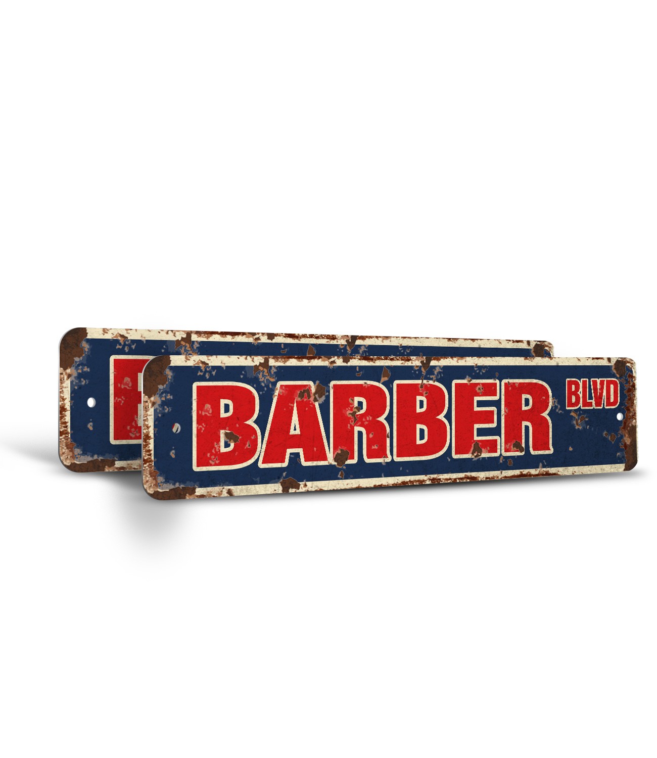 BARBER SHOP Vintage Style Street Sign novelty salon barbershop stylist haircut