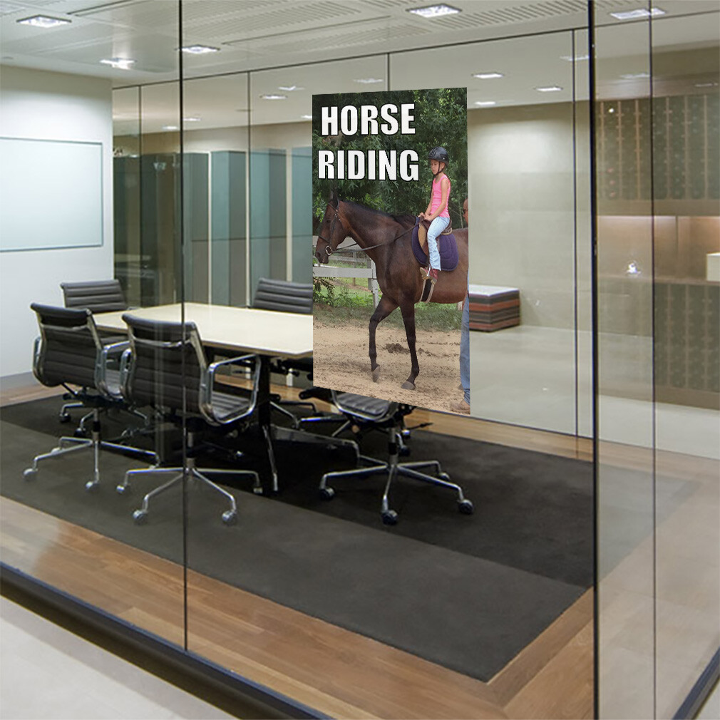 Door Decals Vertical Vinyl Stickers Multiple Sizes Horse Riding B Sports Vinyl