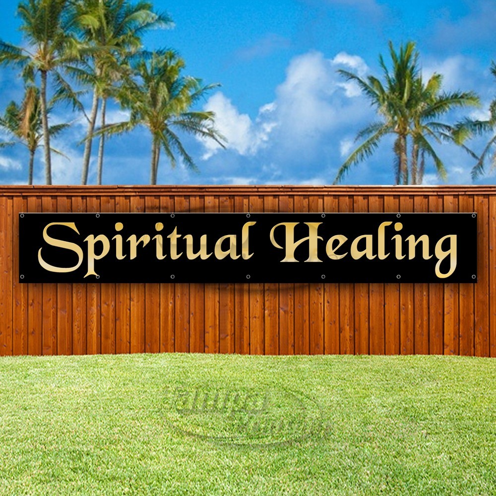 SPIRITUAL HEALING Advertising Psychic Health Vinyl Banner Flag Sign USA XL01692