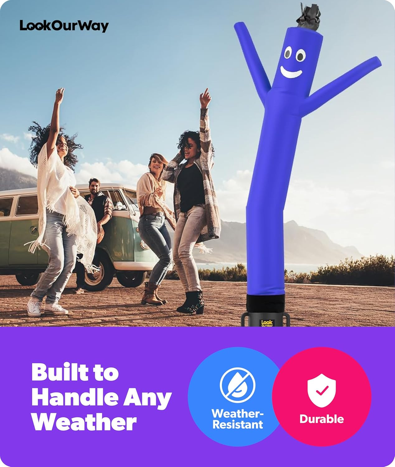 Air Dancers Wacky Waving Inflatable Tube Guy – 7Ft Tall Inflatable Advertising W