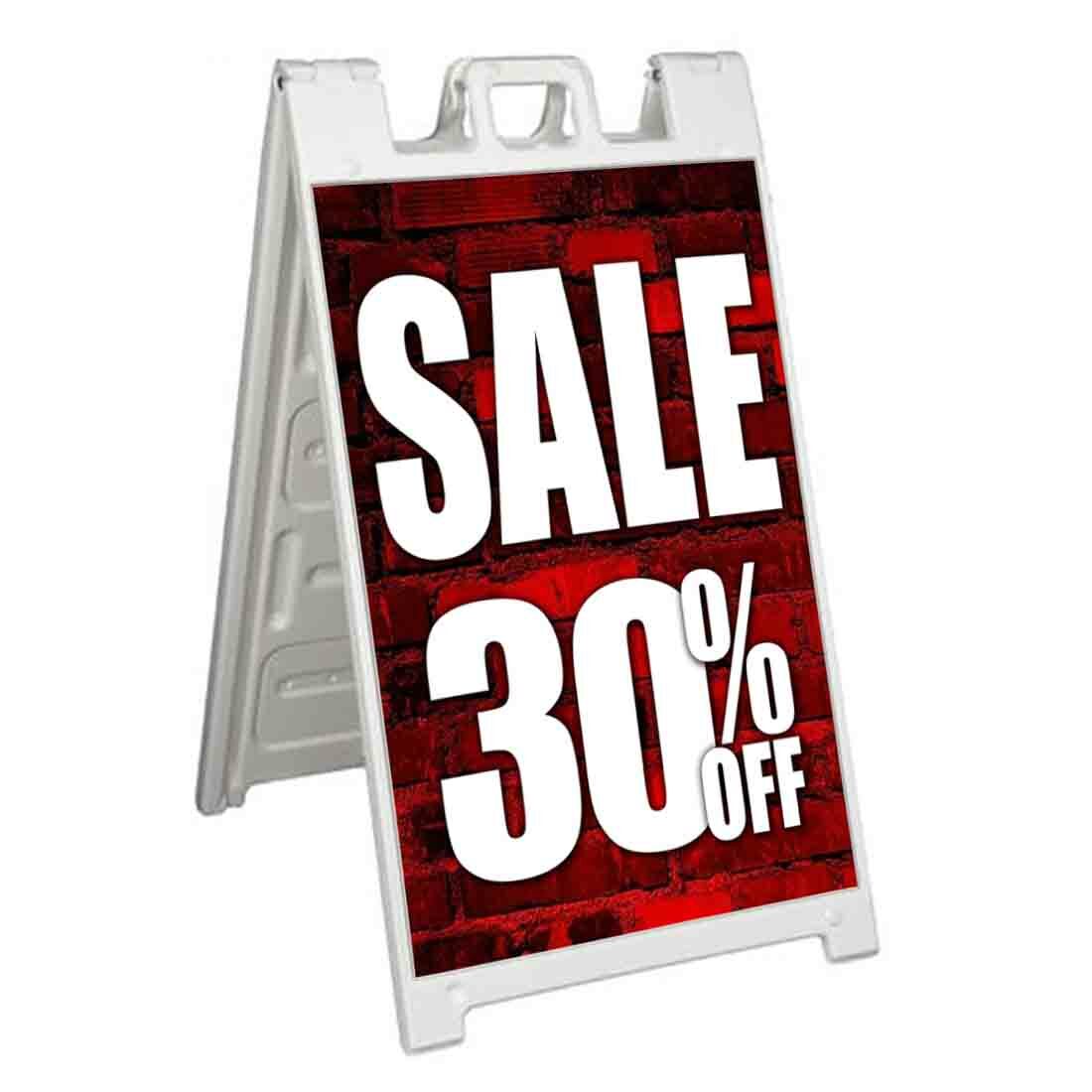 SALE 30% OFF Signicade 24×36 Aframe Sidewalk Sign Banner Decal DISCOUNT SPECIAL