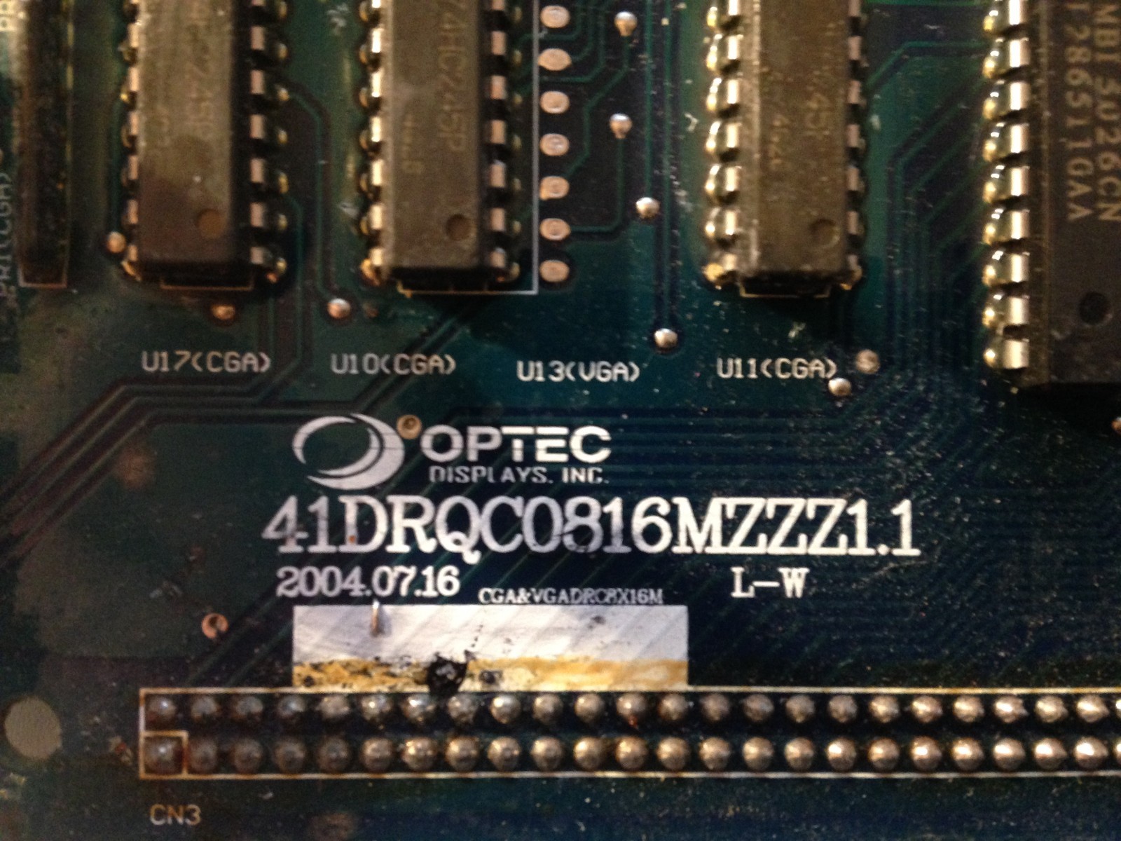 Optec LED Sign Driver board 41DRQC0816MZZZ1.1
