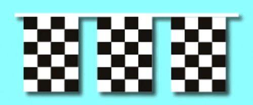 High Quality Checkered Race Track Starter Pennants | Weather Resistant | Sturdy