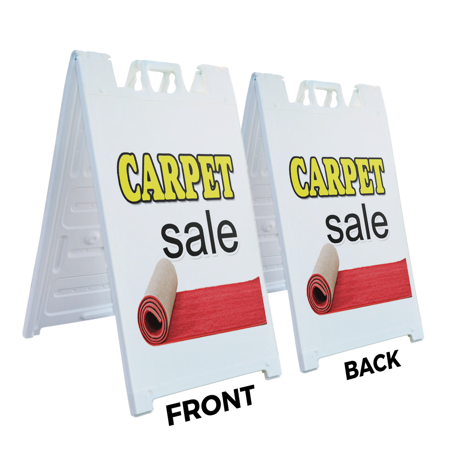 A-frame Sidewalk Carpet Sale 24&Prime; x 36&Prime; Double Sided A-Frame Sidewalk Sign
