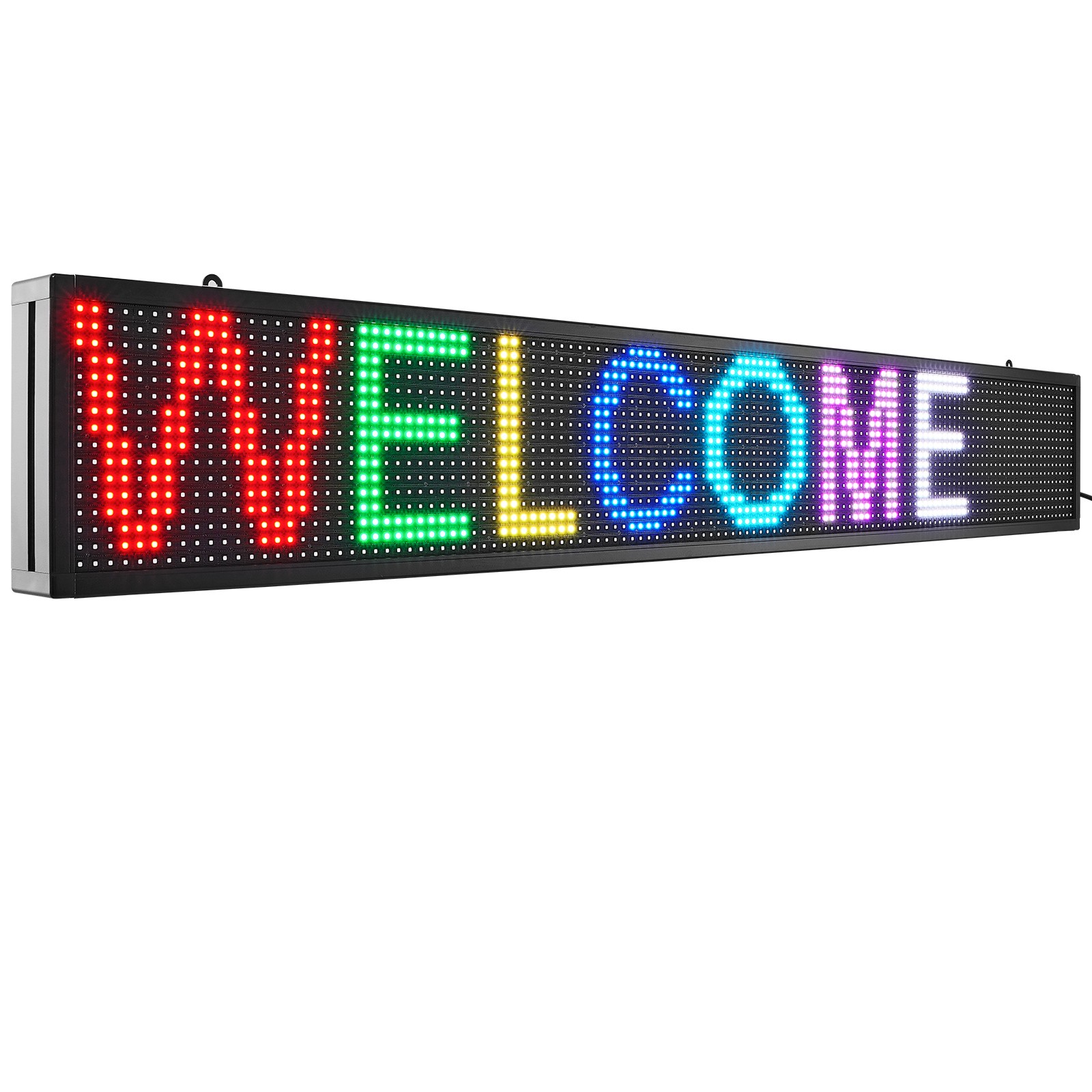VEVOR 52&Prime;x8&Prime; Programmable LED Sign Scrolling Display Board P10 Full Color