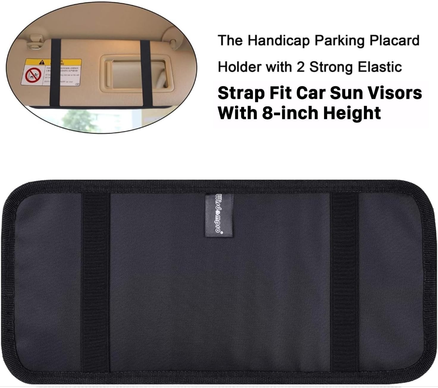 Handicap Placard Holder for Auto, Disabled Parking Permit Sign Protector for …