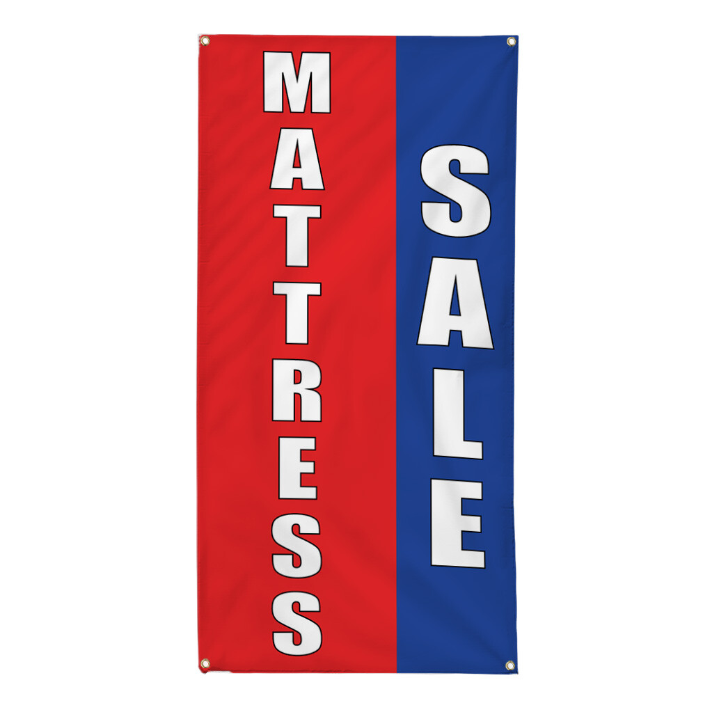 Vertical Vinyl Banner Multiple Sizes Mattress Deal Promotion Business Business
