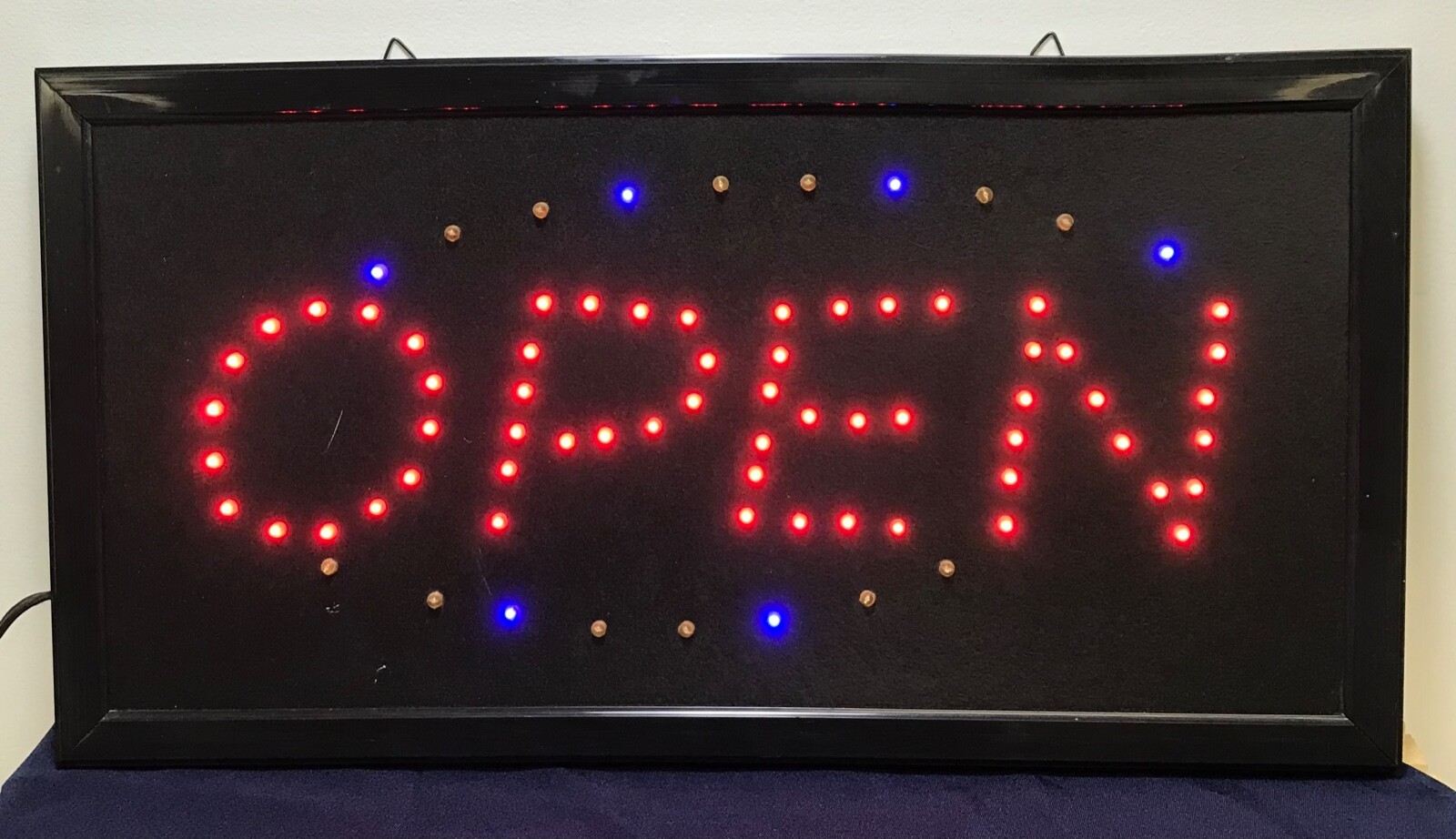 Ultra Bright LED Open Sign featuring Flashing Lights 19&Prime; X 10&Prime;