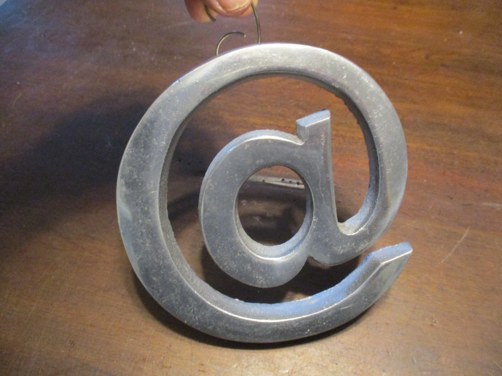 @ SYMBLE SOLID ALUMINUM QUALITY WALL SIGN COMPUTER COLLECTIBLE 5 1/2 »