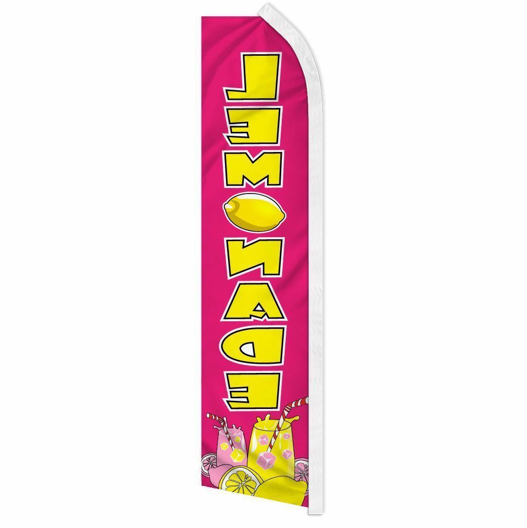 LEMONADE advertising super flag polyester banner sign *POLE NOT INCLUDED*