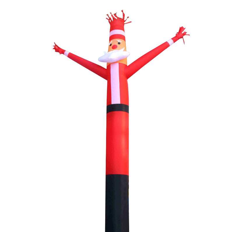 Advertising Inflatable Tube Man 18ft Santa Claus Wavy Fly Guy Without Blower
