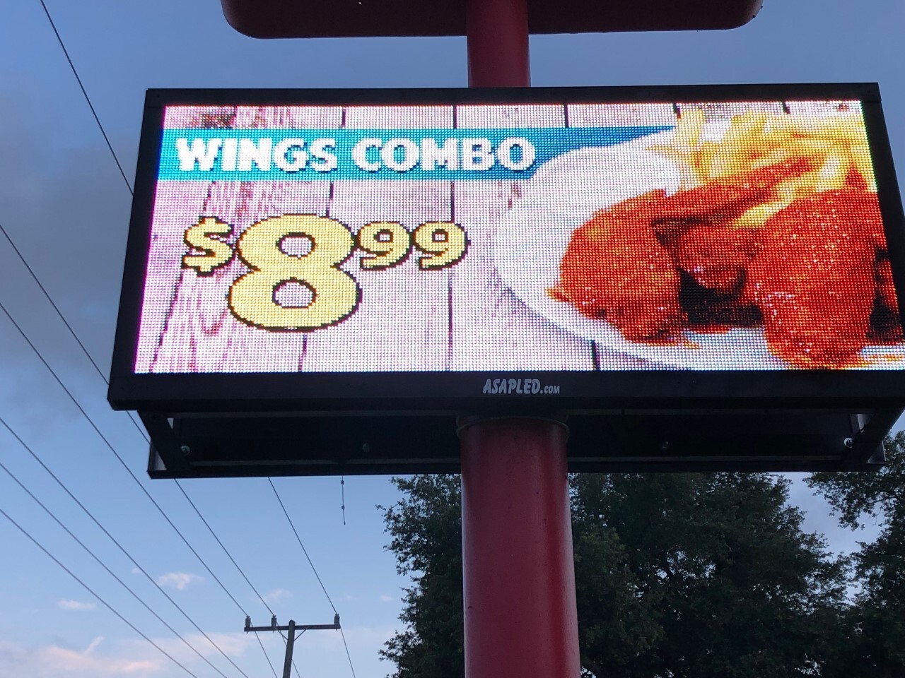 LED Sign Outdoor Board FullColor Programmable LED Board 19 inx125 in LEDSign-USA