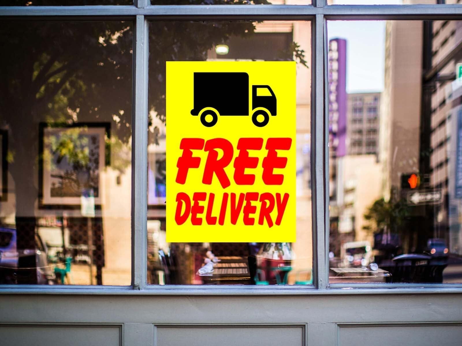 Promotional | Retail Window Display Sign | 18&Prime;W x 24&Prime;H