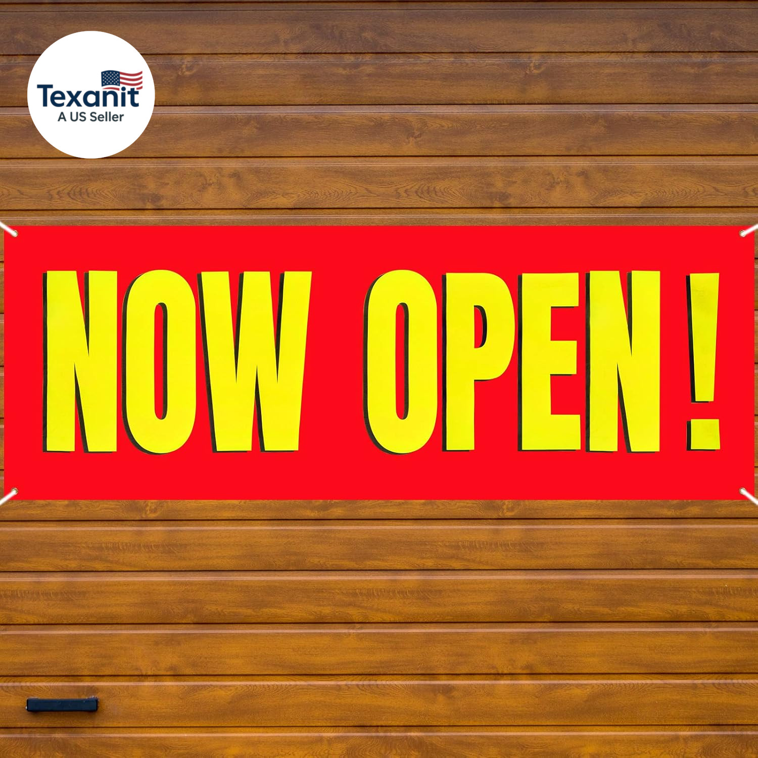Large Now Open Banner Outdoor Indoor Signs Polyester Oxford Cloth Now Open Sign