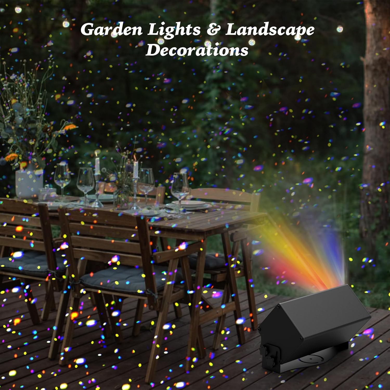 Colorful Waterproof Outdoor LED GOBO Dynamic Firefly Laser Projector Sign Light