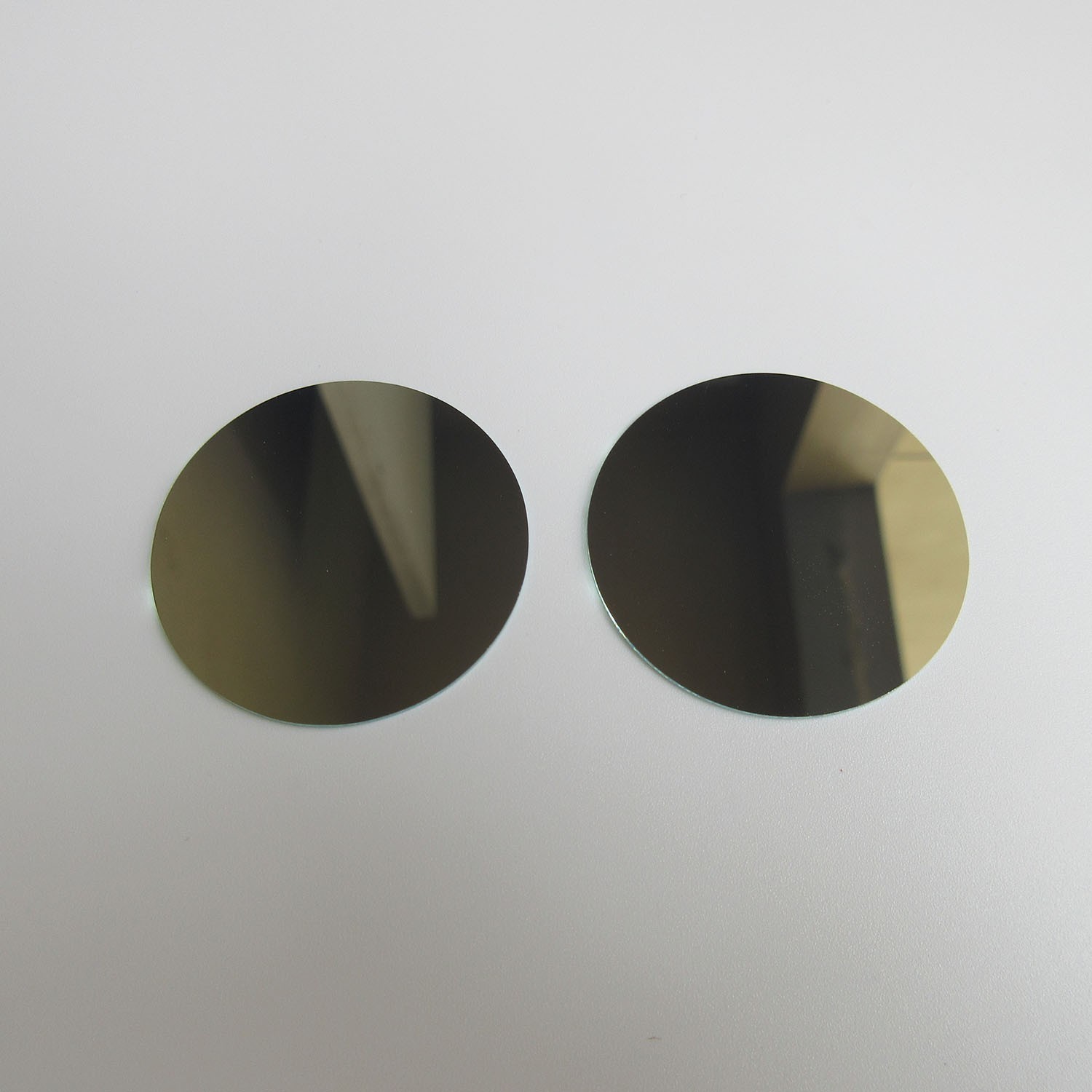 Blank Glass Gobos 2-sides Mirrored Color 37.5mm Diameter Quantity 1000 Pieces