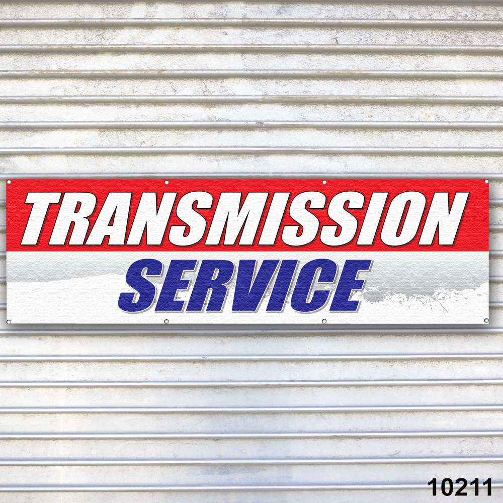 Transmission Service Banner Auto Repair Service Bay