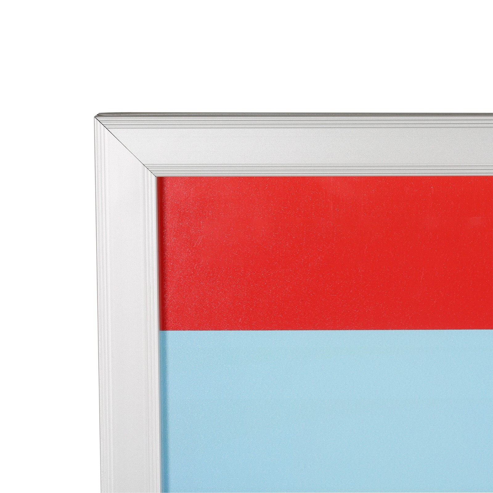 Metal Eco Info Board Double Sided Silver 24X36 Slide-In Poster Holder Aluminum
