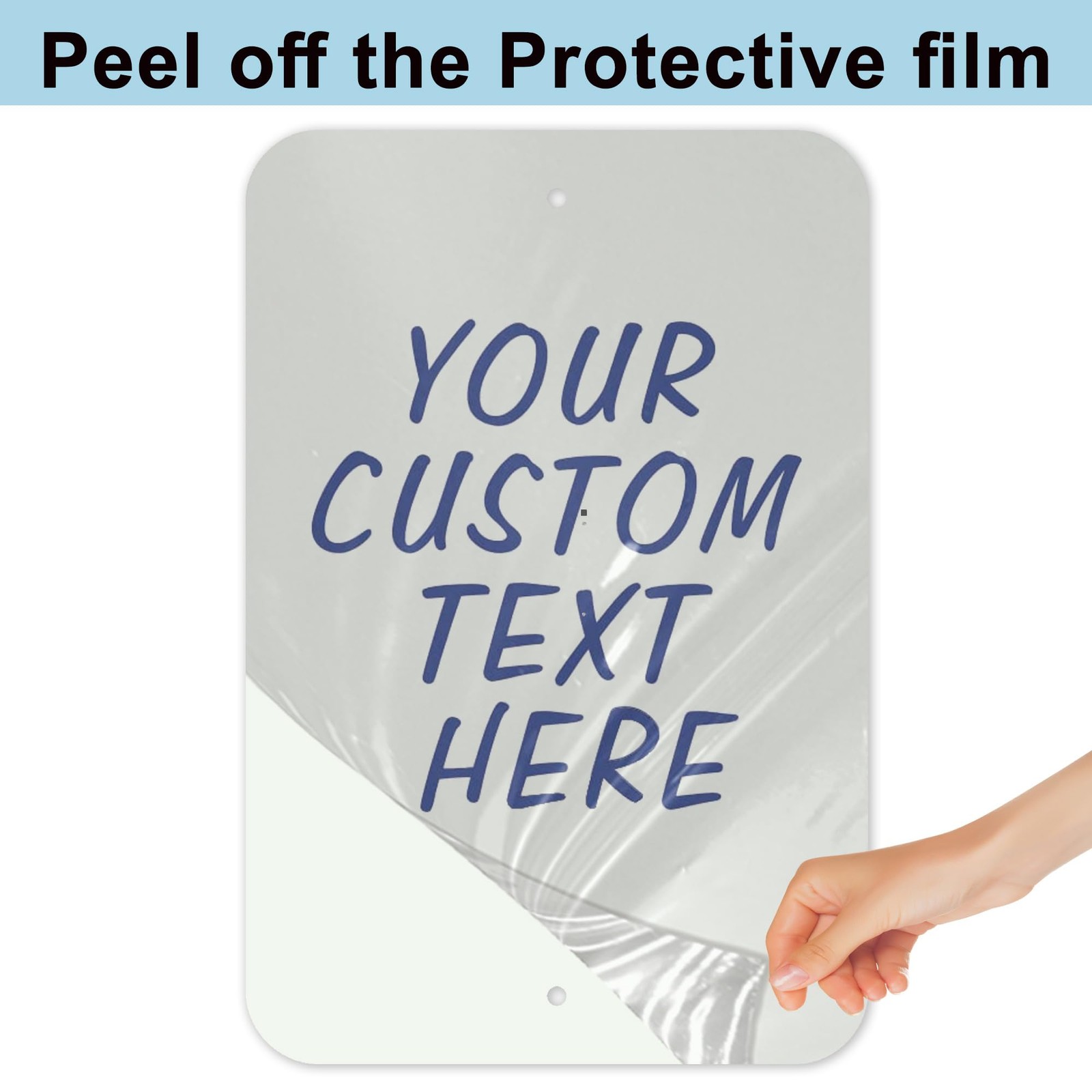 2 Pack 18×12 inch Blank White Metal Sign UV Protected Rust-Free Aluminum