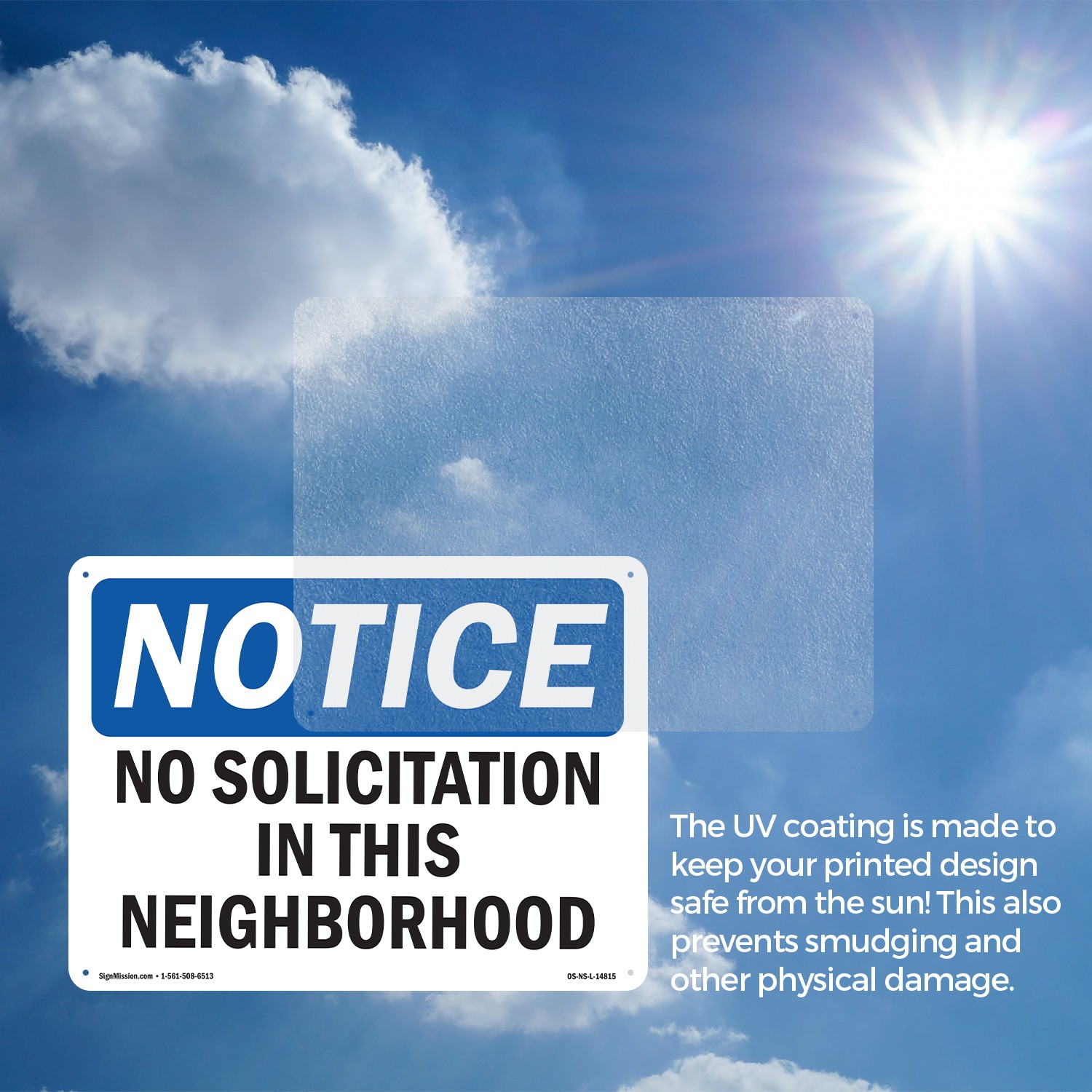 No Solicitation In This Neighborhood OSHA Notice Sign Or Decal – 5 or 10 Pack