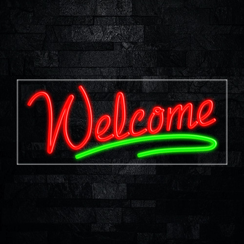 Welcome LED Neon Sign 30&Prime;L x 12&Prime;H #30329
