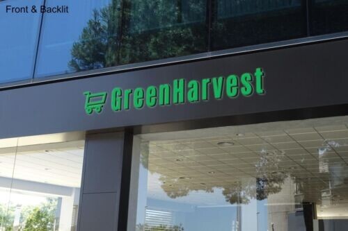 Custom 3D Channel Letters LED Frontlit/Backlit/Fulllit/Sidelit/Non-illuminated