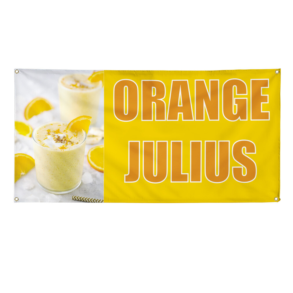 Vinyl Banner Multiple Sizes Oranges Julius Outdoor Advertising Printing Outdoor