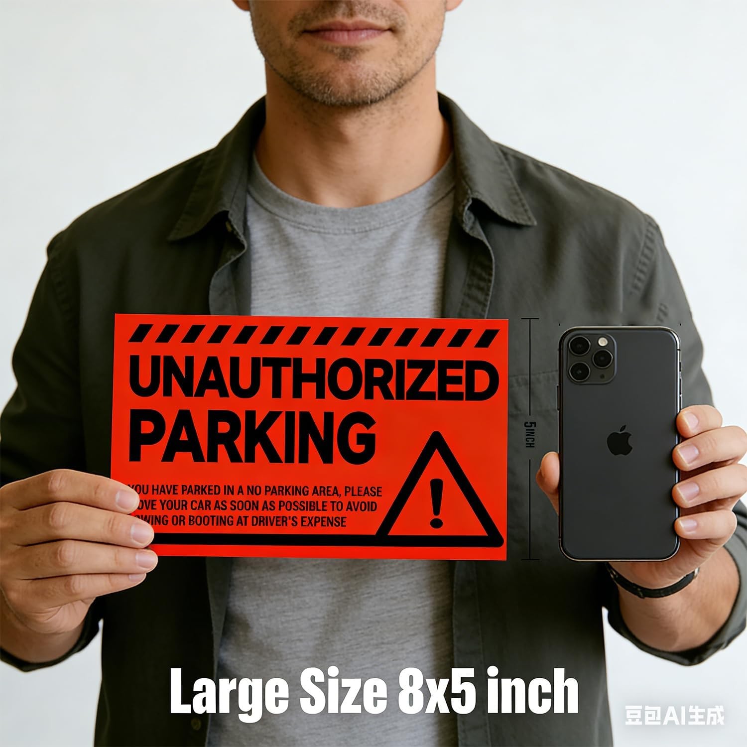 100 Parking Violation Stickers Hard to Remove – Parking Tickets – No Parking USA