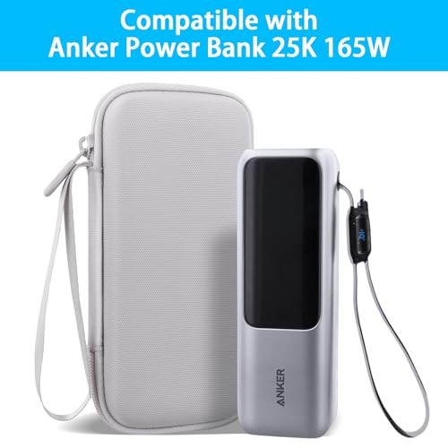 Anker Power Bank 25000mAh 165W Case Only Built-in Retractable USB-C Cable