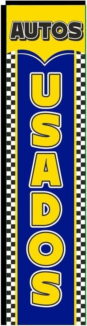 Auto Usados Business Advertising Rectangle Feather Banner Swooper Flag for…