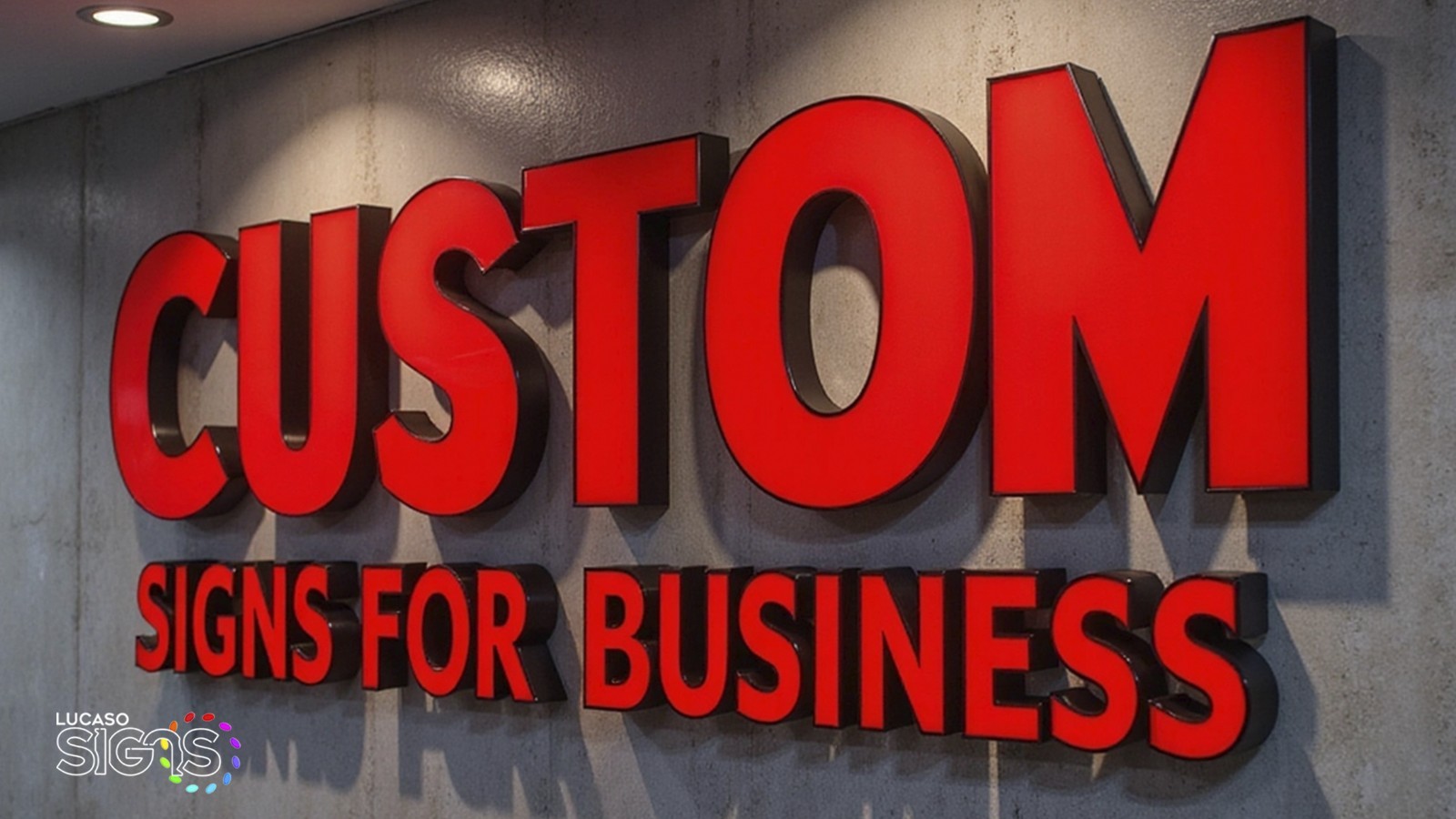 Custom Business Signs Illuminated Led Channel Letters Storefront Outdoor Signage