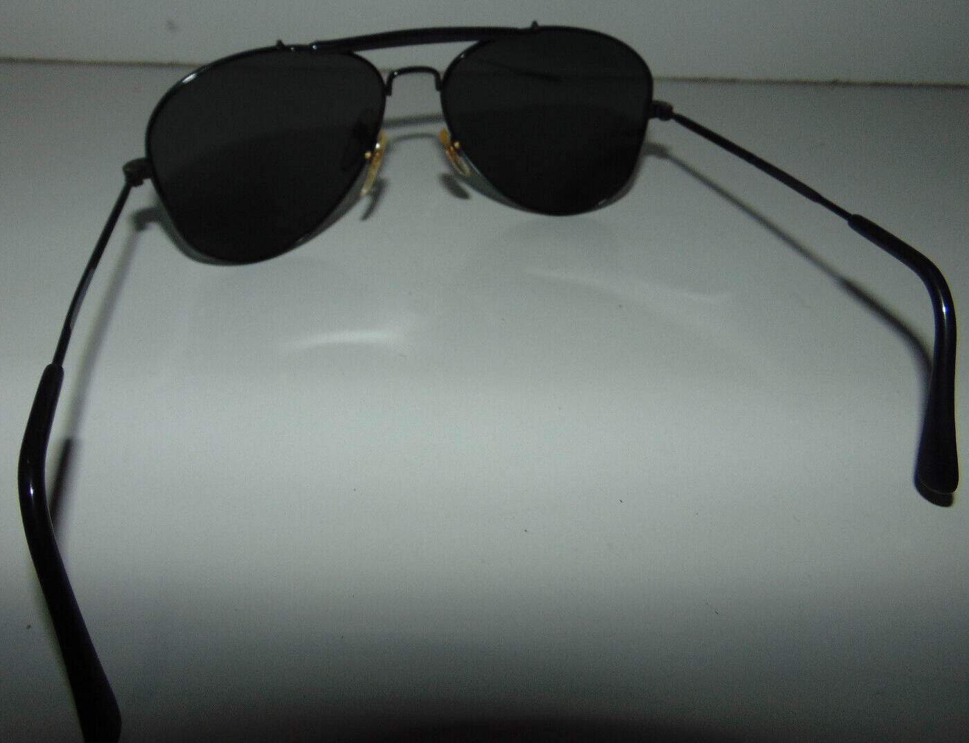 Vintage BLACK Aviator 1980&rsquo;s Sunglasses Made In Taiwan 80s Glasses NEW