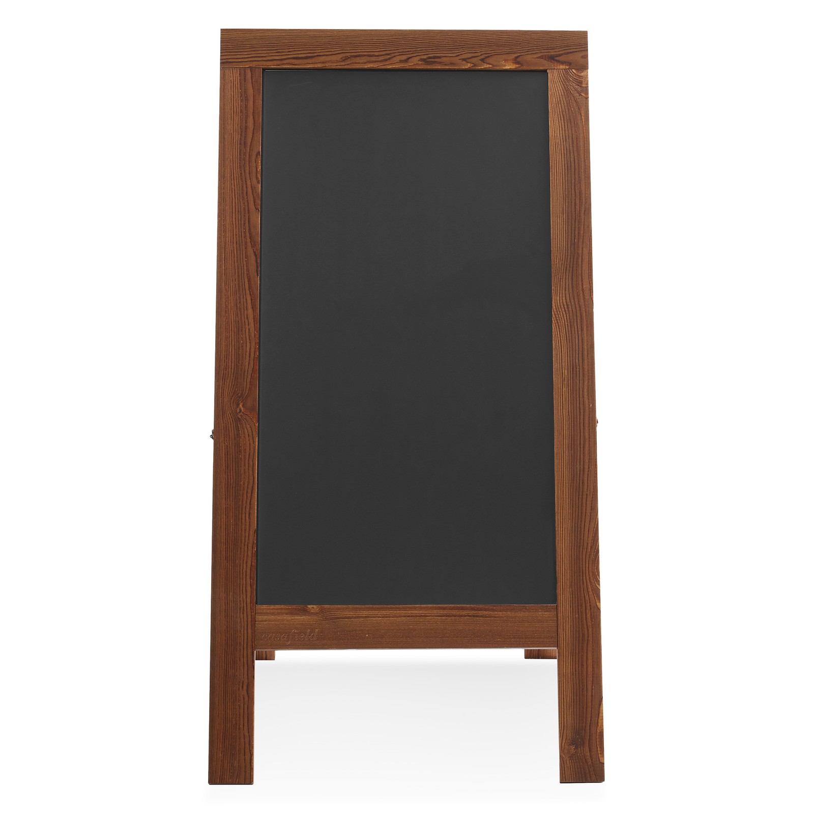 A Frame Chalkboard Sign, 40&Prime;x20&Prime; Double-Sided Magnetic Menu Board, Rustic Brown