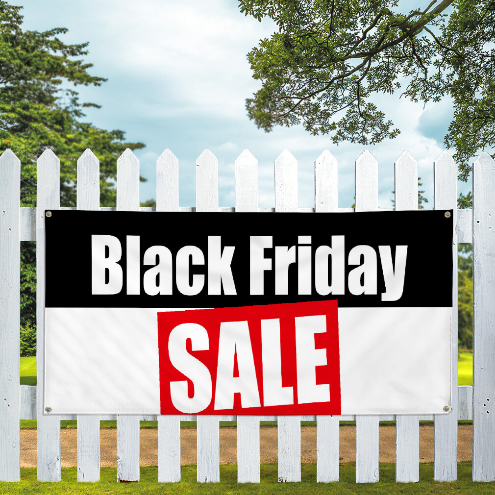 Vinyl Banner Multiple Sizes Black Friday Sale Business A Retail Outdoor