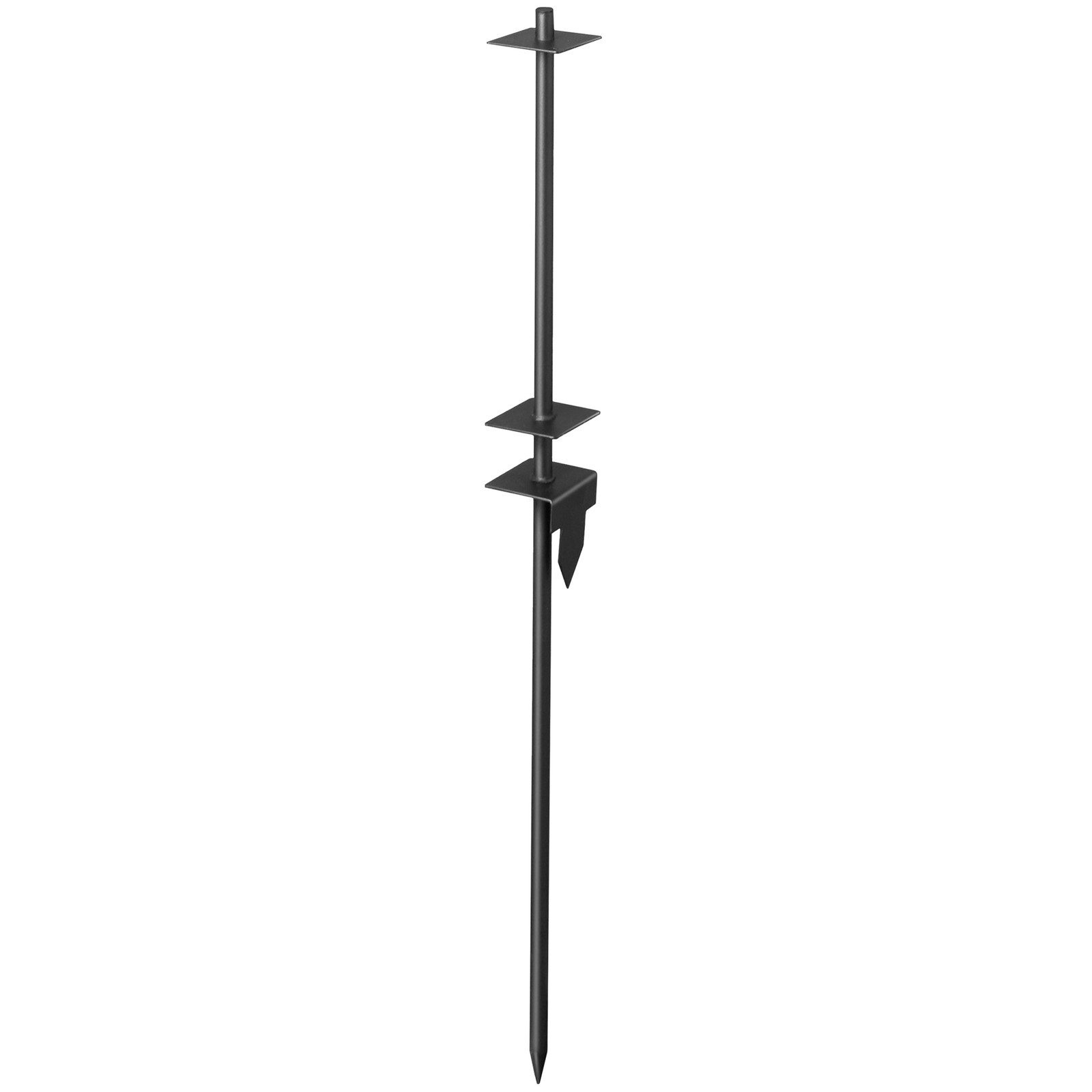 OPEN BOX – 30&Prime; Replacement Real Estate Yard Sign Post Stake – Black Steel