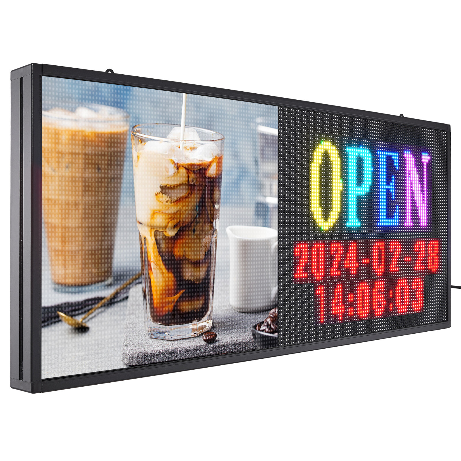 VEVOR 40×16&Prime; LED Sign Scrolling Message Display Board P6 Full Color Programmable