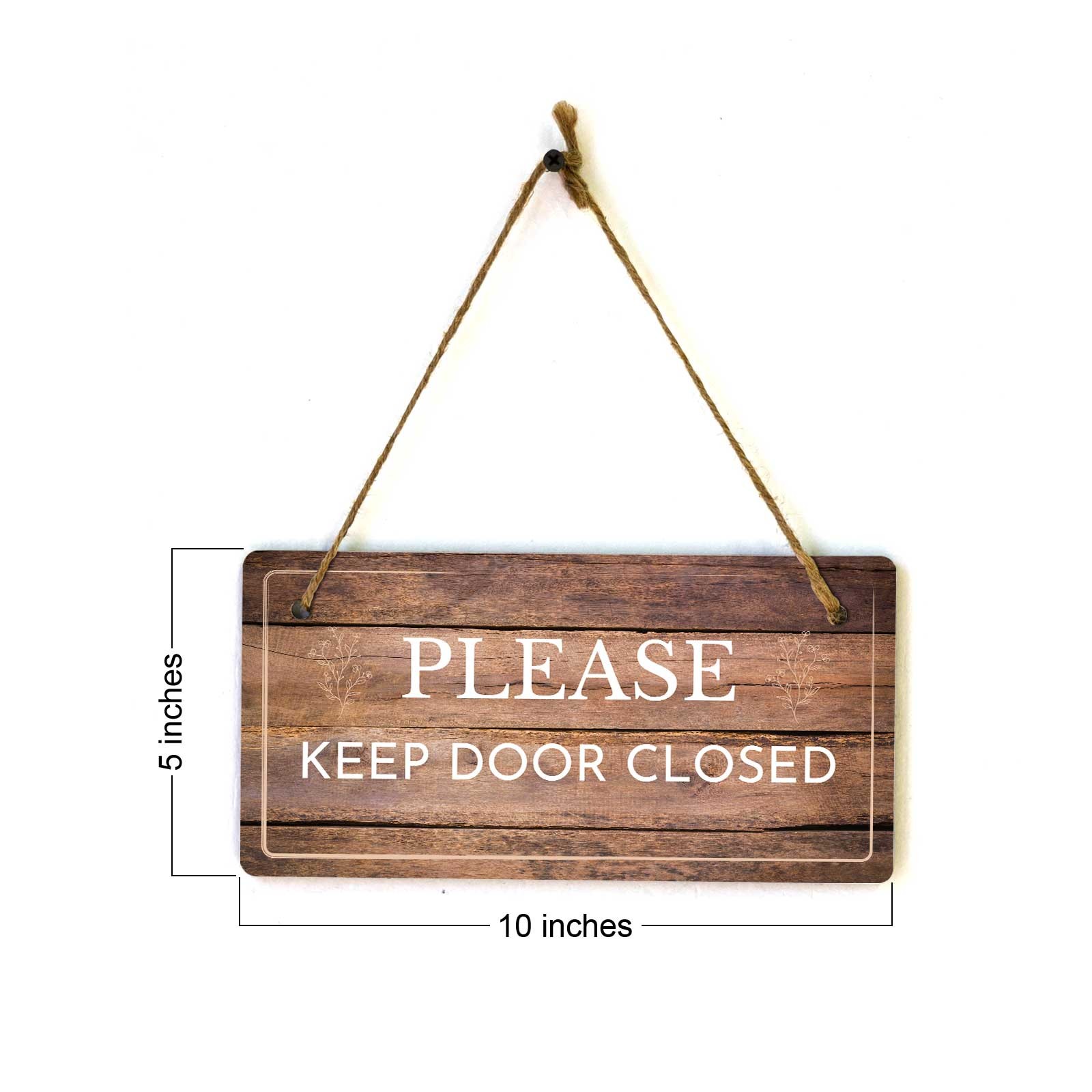 Instructions & Reminders | Rustic Oak Wood 5 x 10&Prime; Hanging Signs