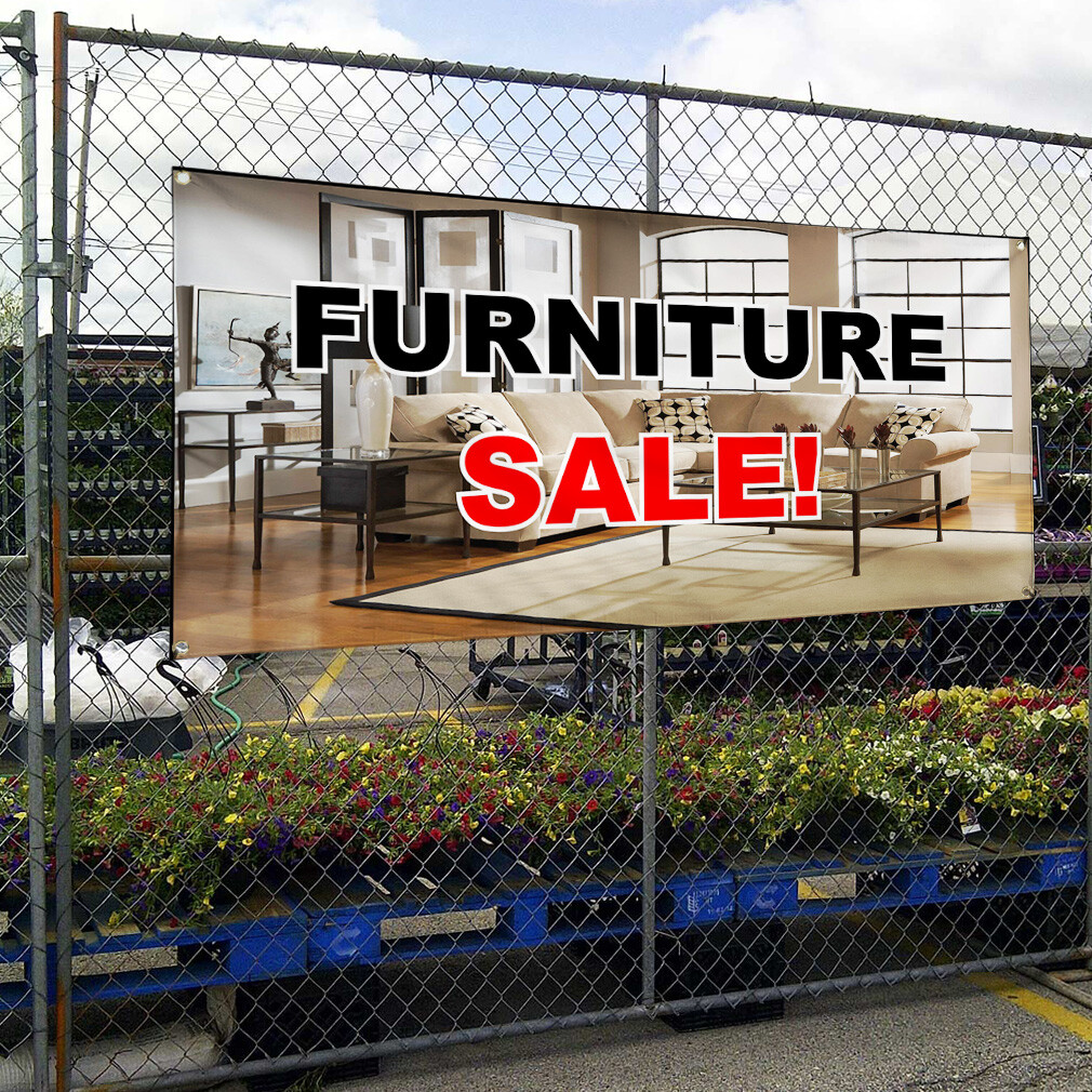Vinyl Banner Multiple Sizes Furniture Deal Advertisement Retail Outdoor