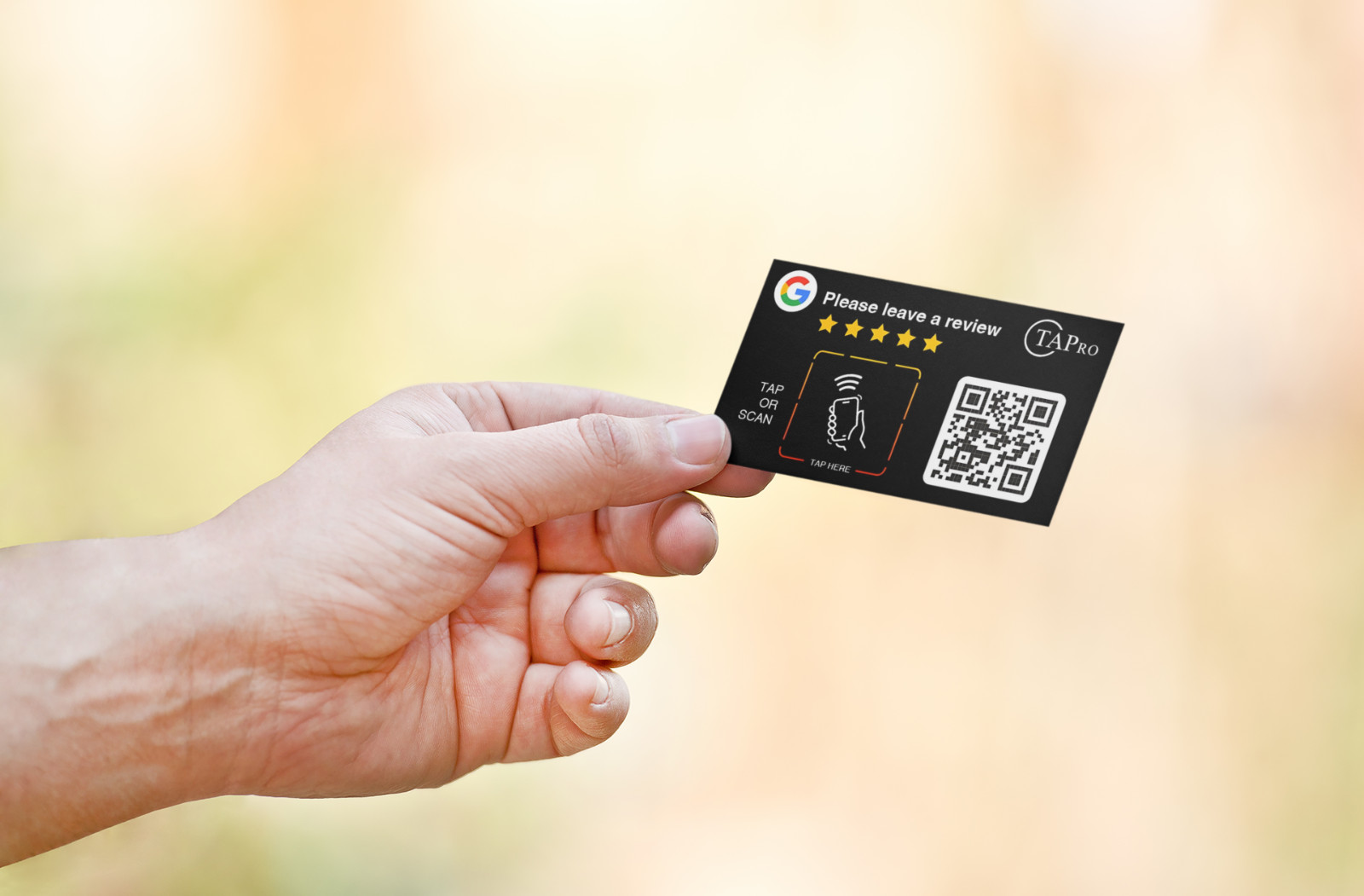 Google Review Tap Card by TAPro – Tap for Instant Reviews – All Phones
