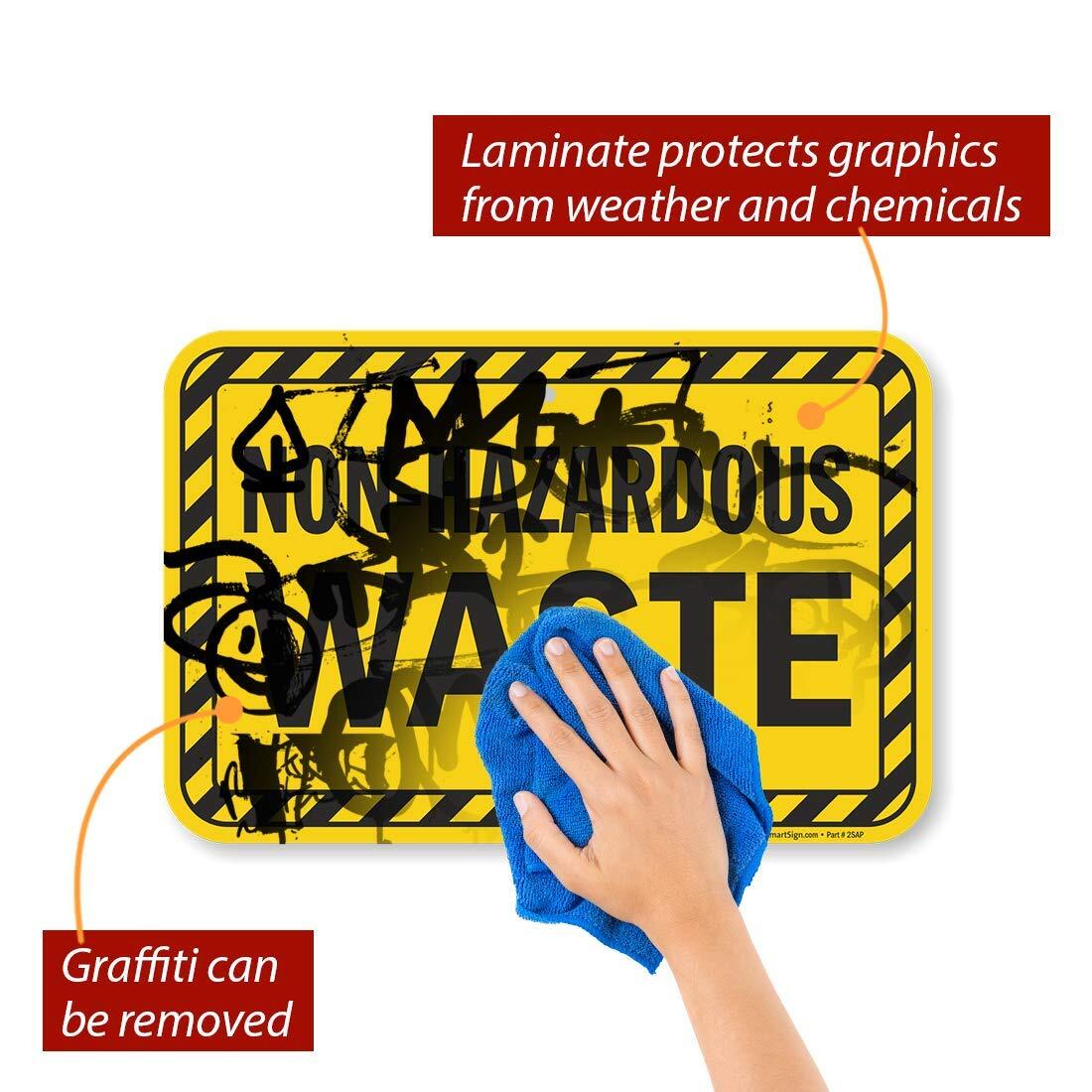 « Non-Hazardous Waste » Sign | 12&Prime; x 18&Prime; Aluminum