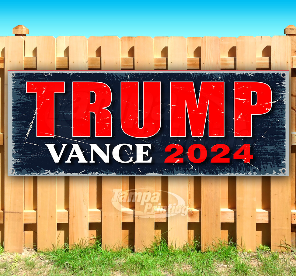 TRUMP VANCE 2024 MAGA FJB Banner Flag Sign Vinyl SB00086