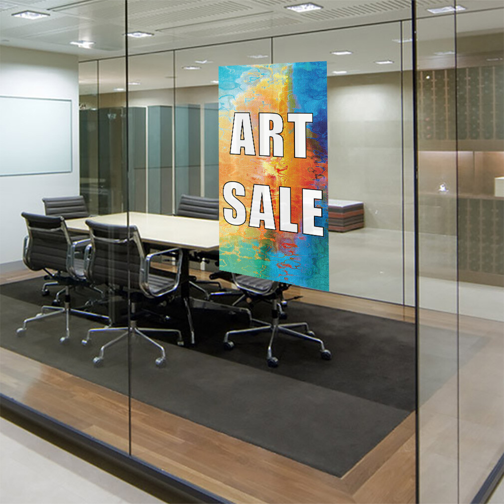 Door Decals Vertical Vinyl Stickers Multiple Sizes Art Deal G Industrial Vinyl