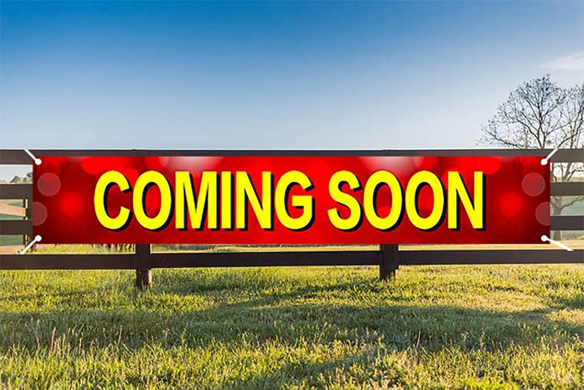 Coming Soon Banner Coming Soon Large SignOutdoor Indoor Signs Coming Soon