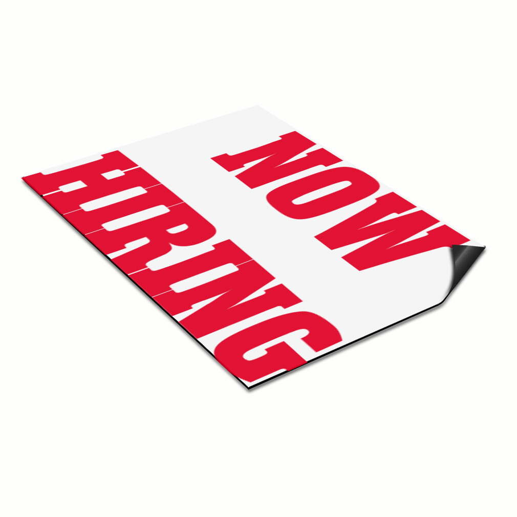 Car Magnet Set of 2 Now Hiring Business H Car Advertising Industrial Sign