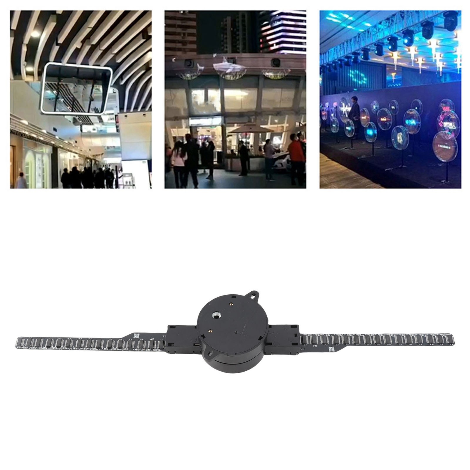 3D Hologram Fan Borderless Floating Display Remote & App Control Advertising Fan
