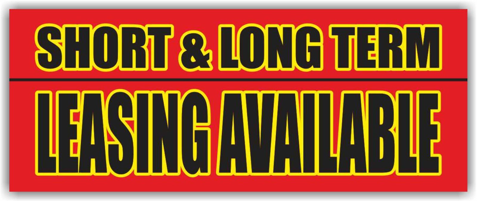 SHORT & LONG TERM LEASING AVAILABLE Advertising Banner Vinyl Mesh Sign Realtor