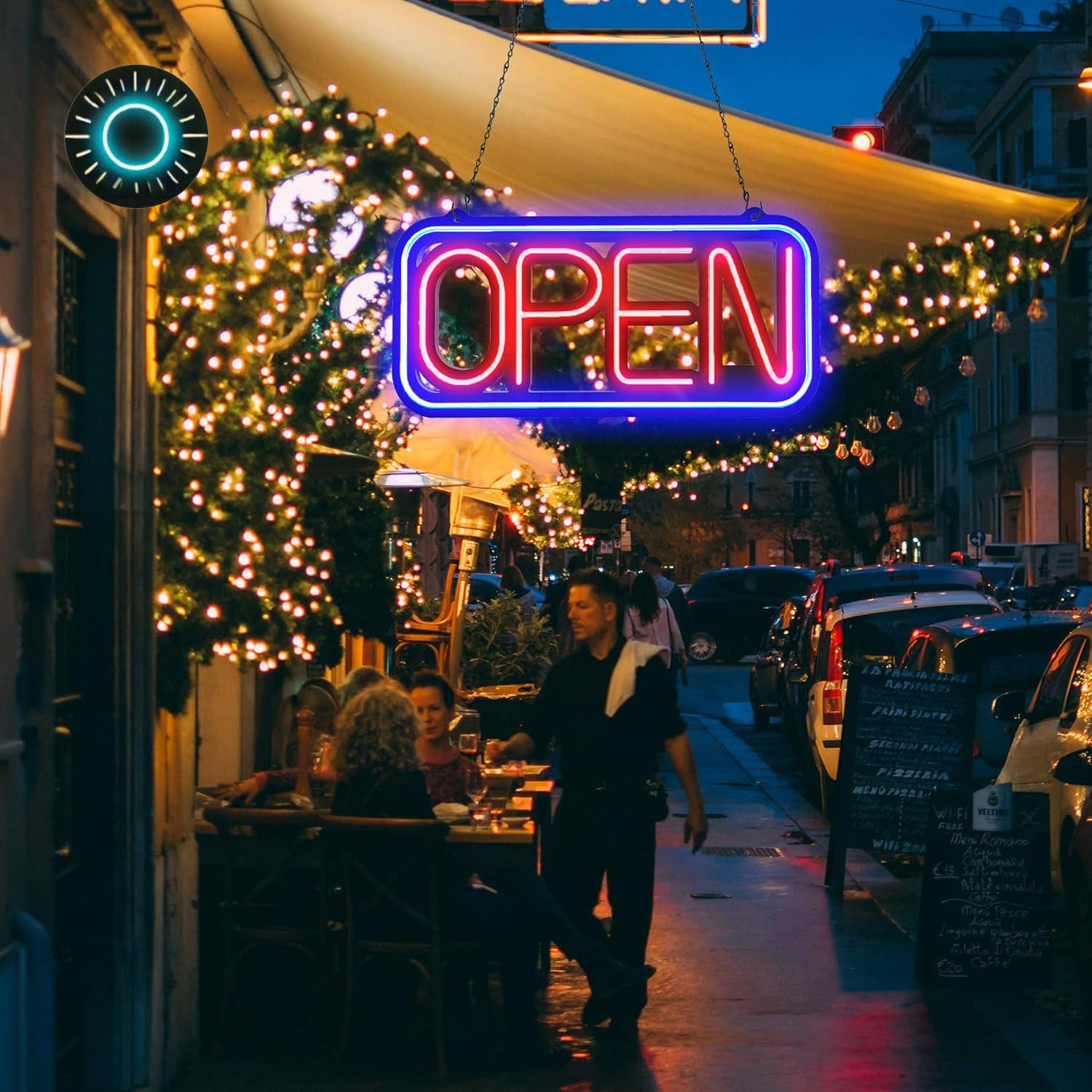 Bright LED Open Sign for Business – 32×16 Inch with Remote & Flashing Mode NEW